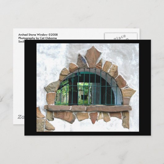 Venster gewapend gesteente ©2008 briefkaart (Voorkant / Achterkant)