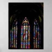 Venster Glas in lood(2), Sint-Vituskathedraal Poster (Voorkant)