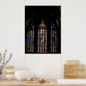 Venster Glas in lood(2), Sint-Vituskathedraal Poster (Keuken)