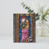 Venster Glas in lood Briefkaart (Staand voorkant)