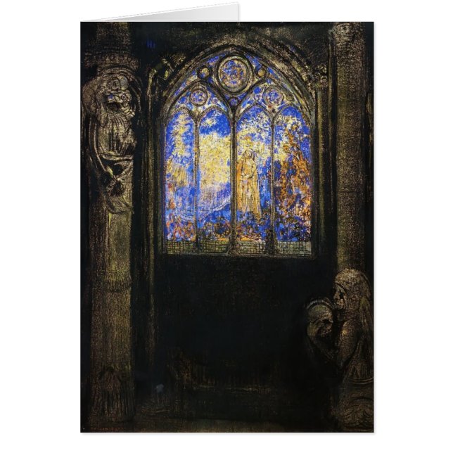 Venster Glas in lood door Odilon Redon (Voorkant)