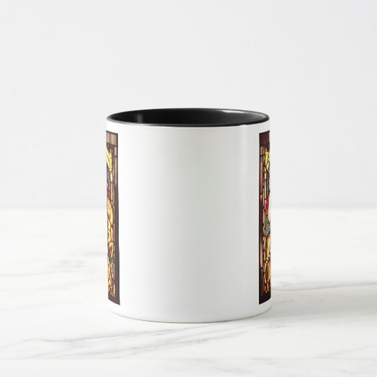 Venster Glas in lood Mok (Midden)