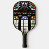 Venster Glas in lood Pickleball Paddle (Voorkant)