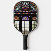 Venster Glas in lood Pickleball Paddle (Achterkant)