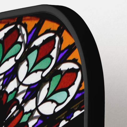 Venster Glas in lood Pickleball Paddle (Links Detail)