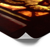 Venster Glas in lood Poster (Hoek)