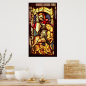 Venster Glas in lood Poster (Keuken)