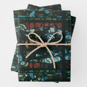 Venster Glas in lood  religieuze kerk Inpakpapier Vel (In situ)