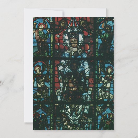 Venster Glas in lood  religieuze kerk Kaart (Voorkant)