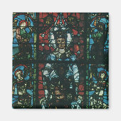 Venster Glas in lood religieuze kerk Magneet (Voorkant)
