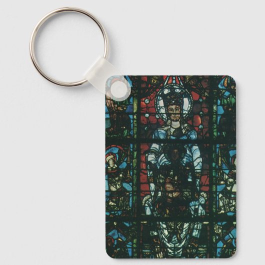 Venster Glas in lood  religieuze kerk Sleutelhanger (Voorkant)