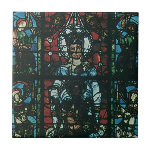 Venster Glas in lood religieuze kerk Tegeltje (Voorkant)