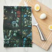 Venster Glas in lood  religieuze kerk Theedoek (Quarter Fold)