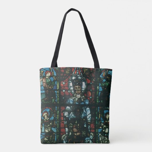 Venster Glas in lood  religieuze kerk Tote Bag (Achterkant)