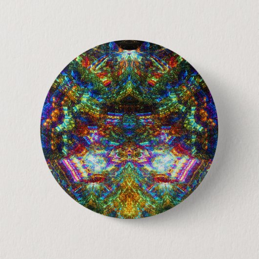 Venster Glas in lood Ronde Button 5,7 Cm (Voorkant)