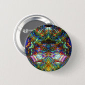 Venster Glas in lood Ronde Button 5,7 Cm (Voorkant /achterkant)
