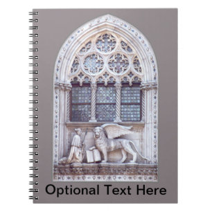 Venster Glas in lood San Marco Winged Lion Notitieboek