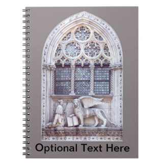 Venster Glas in lood San Marco Winged Lion Notitieboek