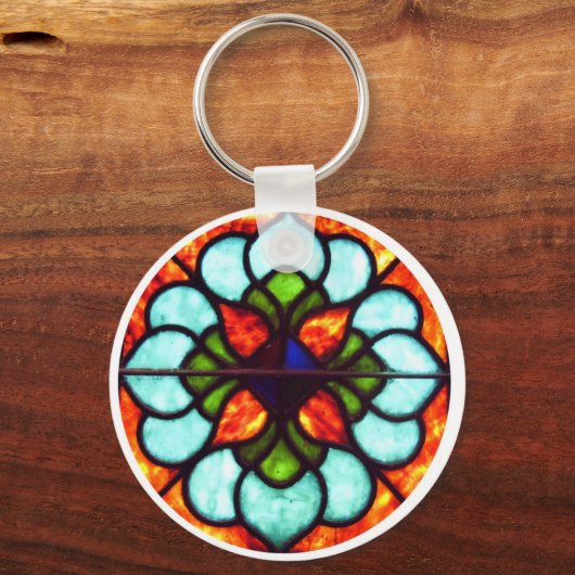 Venster Glas in lood Sleutelhanger (Voorkant)