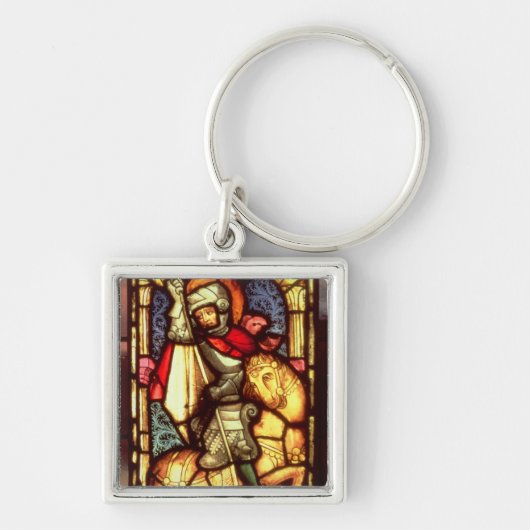 Venster Glas in lood Sleutelhanger (Voorkant)