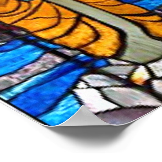 Venster Glas in lood Trinity Poster (Hoek)