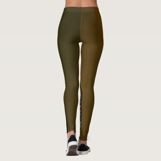 Venster Groen Zuid-Glas in lood Leggings (Achterkant)