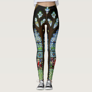 Venster Groen Zuid-Glas in lood Leggings