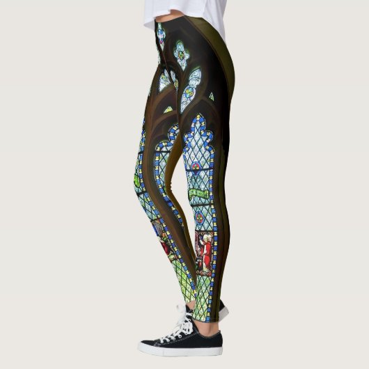 Venster Groen Zuid-Glas in lood Leggings (Links)