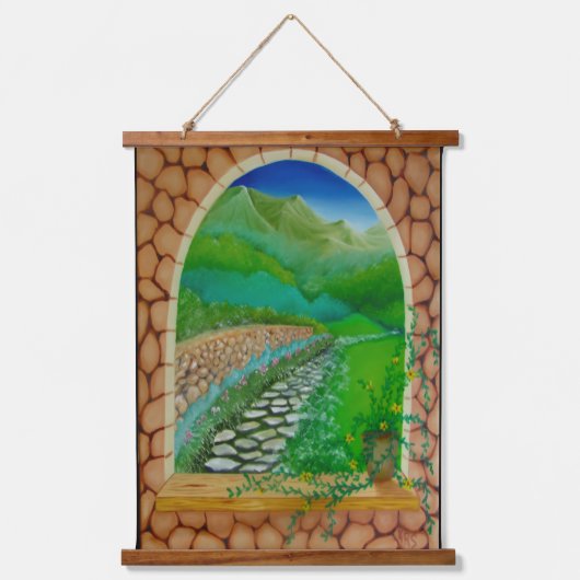 Venster Hangend Wandkleed (Voorkant)