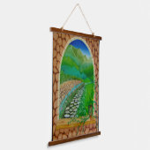 Venster Hangend Wandkleed (Gebogen)