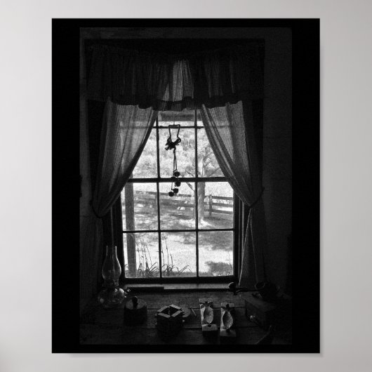 Venster Homestead Poster (Voorkant)