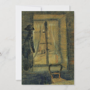 Venster in Bataille Restaurant door Vincent van Go