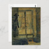 Venster in Bataille Restaurant door Vincent van Go Briefkaart (Voorkant / Achterkant)