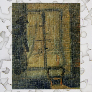 Venster in Bataille Restaurant door Vincent van Go Legpuzzel