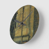 Venster in Bataille Restaurant door Vincent van Go Ronde Klok (Hoek)