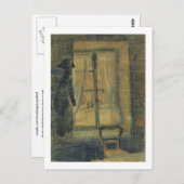 Venster in Bataille Restaurant Van Gogh Fine Art Briefkaart (Voorkant / Achterkant)