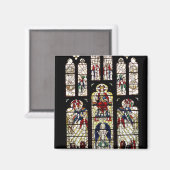 Venster in de kathedraal van Worcester, 15e eeuw Magneet (Voorkant / Achterkant)