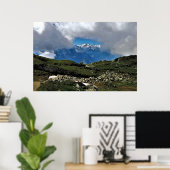 Venster in de wolken poster (Thuiskantoor)