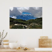 Venster in de wolken poster (Keuken)