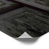 Venster in Drayton Hall, Charleston Poster (Hoek)