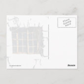 Venster in een muur van steen briefkaart (Achterkant)