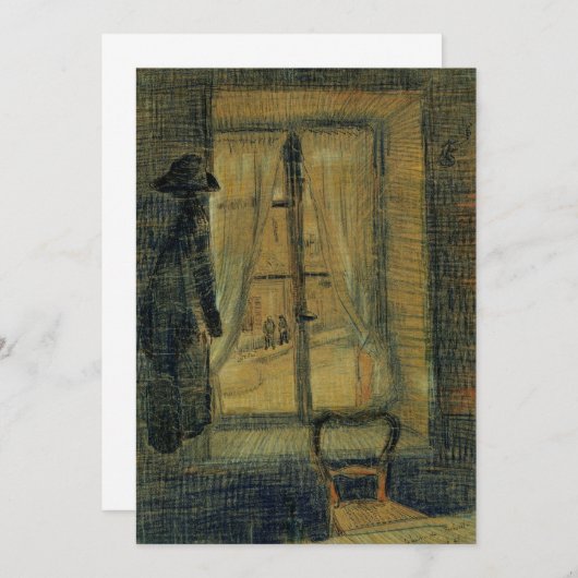 Venster in het Bataille-restaurant door Vincent va (Voorkant / Achterkant)