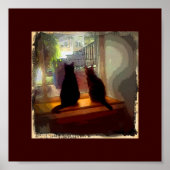 Venster Katten CB Poster (Voorkant)