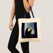 Venster Katten verzamelen Tote Bag (Voorkant (product))
