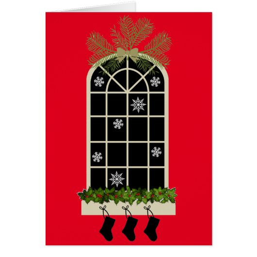 Venster, kerstavond (Voorkant)