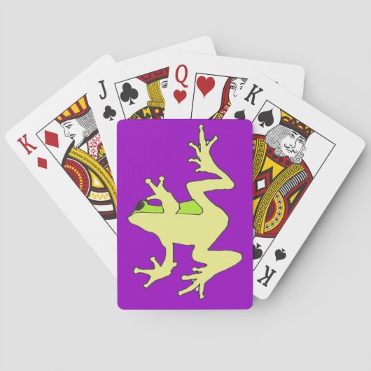 Venster kikker speelkaarten (Achterkant)