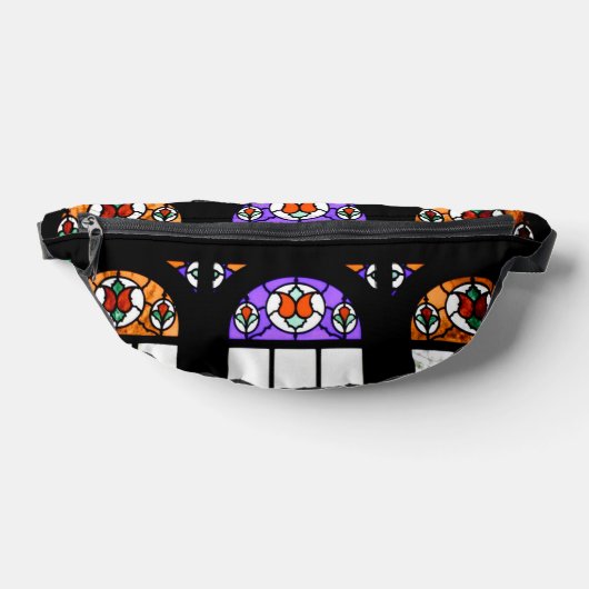 Venster Kleurrijk Glas in lood Heuptasje (Liggend)