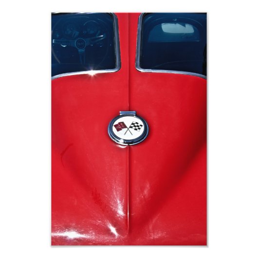 Venster Korvette splitsing Foto Afdruk (Voorkant)