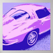 Venster Korvette splitsing Poster (Voorkant)