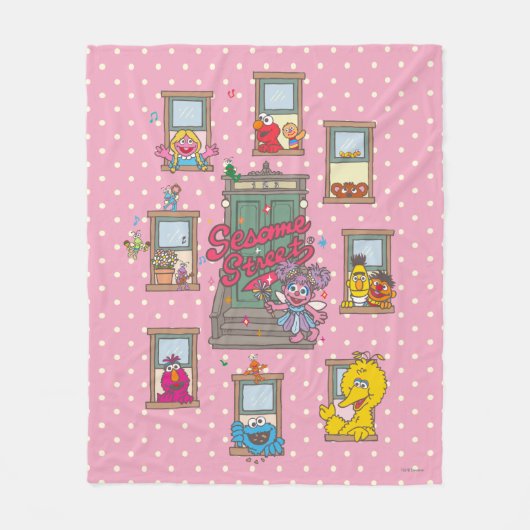 Venster  kunst fleece deken (Voorkant)